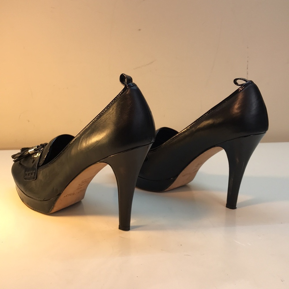 White House Black Market Leather Platform - Picture 9 of 14